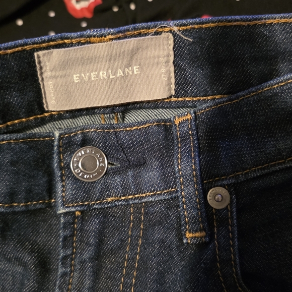 Everlane Women's Ankle & Cropped Jeans - Dark Blue - Picture 4 of 8